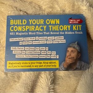 Build Your Own Conspiracy Theory Kit with 450 Magnetic‎ Word Tiles - BRAND NEW
